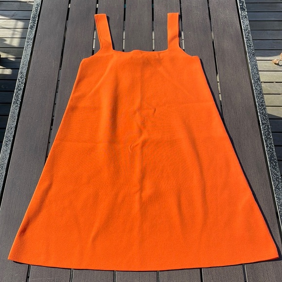 Zara Dresses & Skirts - Zara KNIT DRESS WITH STRAPS Size Medium
Orange 0/5802/027/615/03